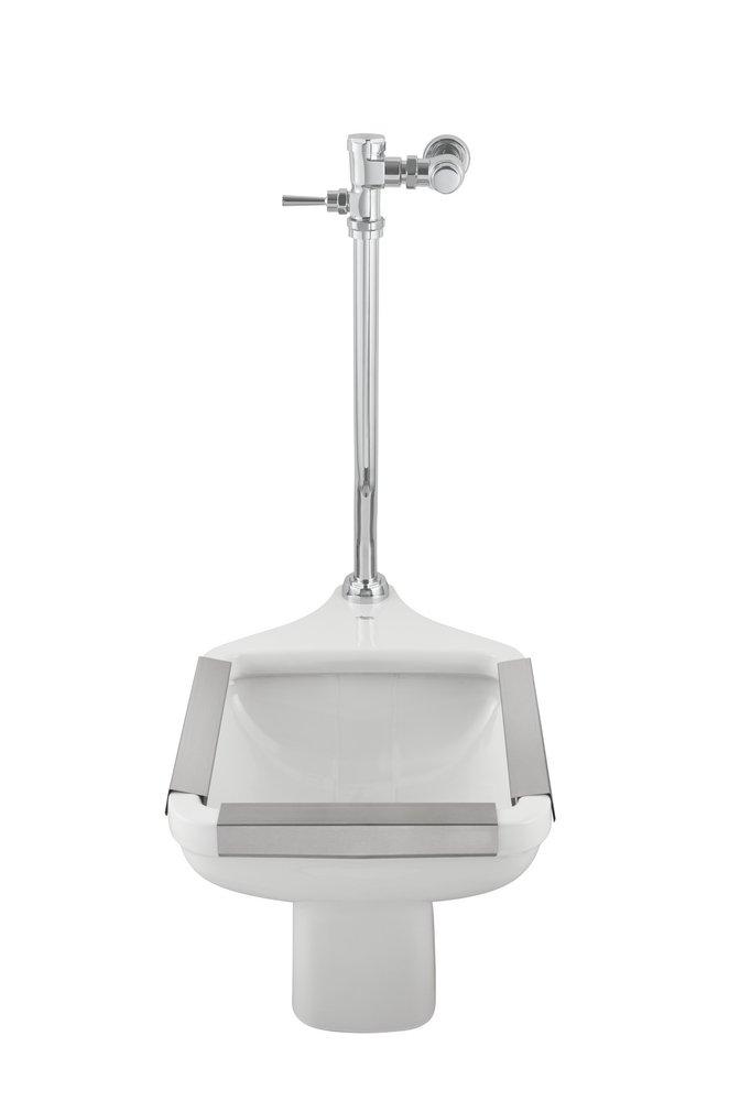 American Standard White 20 x 14 in. 1-Hole Porcelain Floor Mount Service Sink White 