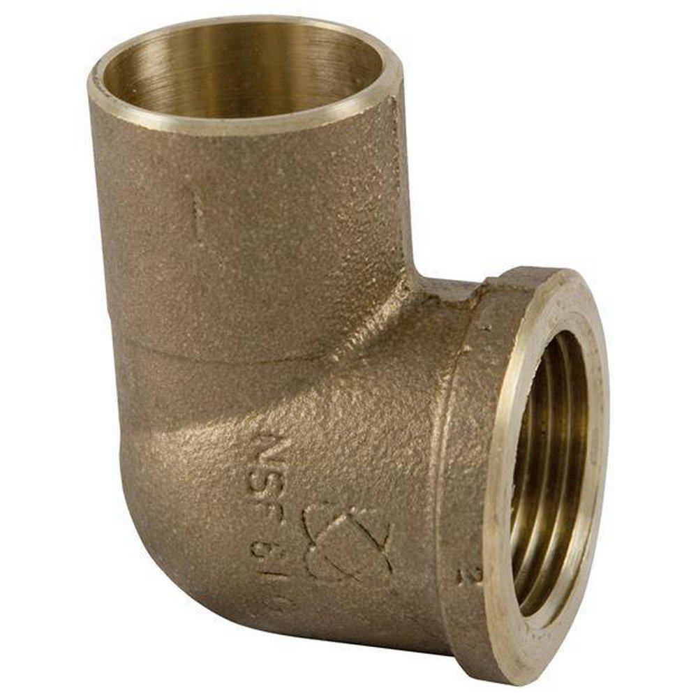 Sweat x FNPT 90 Degree Cast Bronze Reducing Elbow 