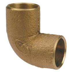 1-1/4 x 3/4 in. Sweat 90 Degree Cast Bronze Reducing Elbow