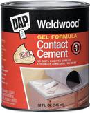 1 qt Gel Formula Contact Cement in Tan