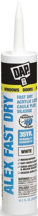 10.1 oz. Acrylic Latex Silicone Plus Caulk in White