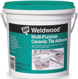 1 gal Rubber Ceramic Tile Adhesive in White