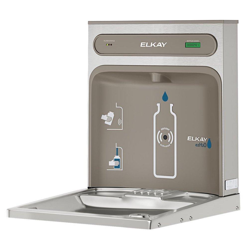 Elkay Stainless Steel Filtered Non-Refrigerated Bottle Filling Station Kit 