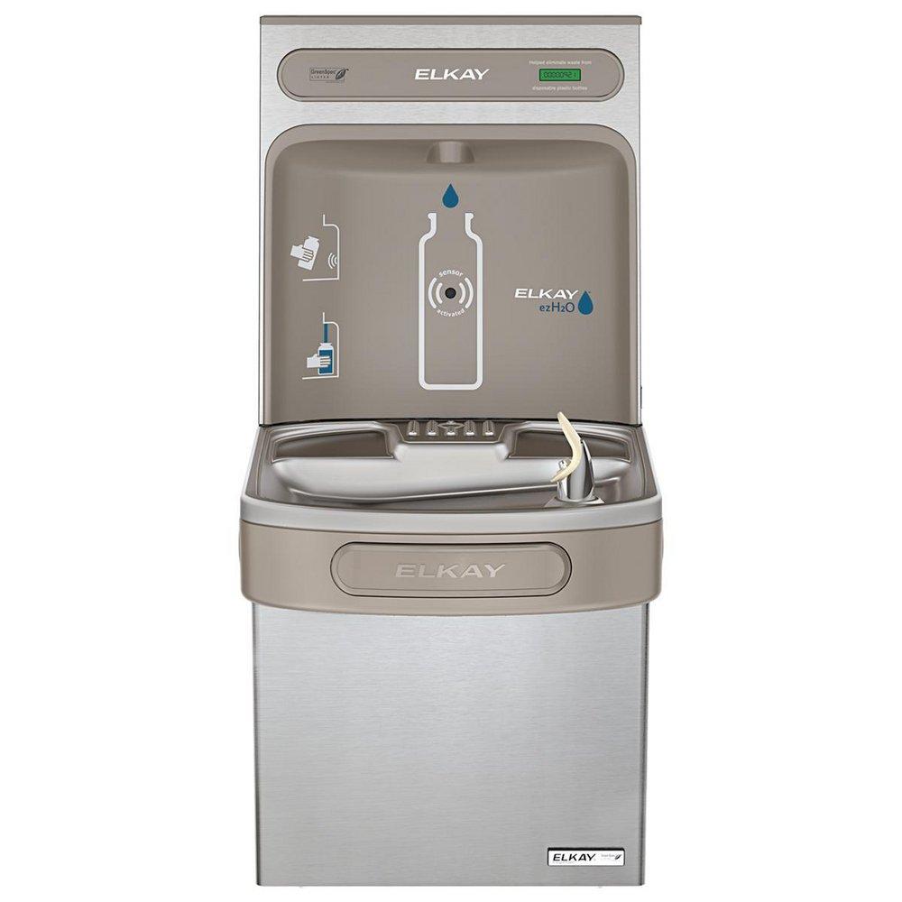 Elkay Stainless Steel Wall Mount Indoor Bottle Filling Station 