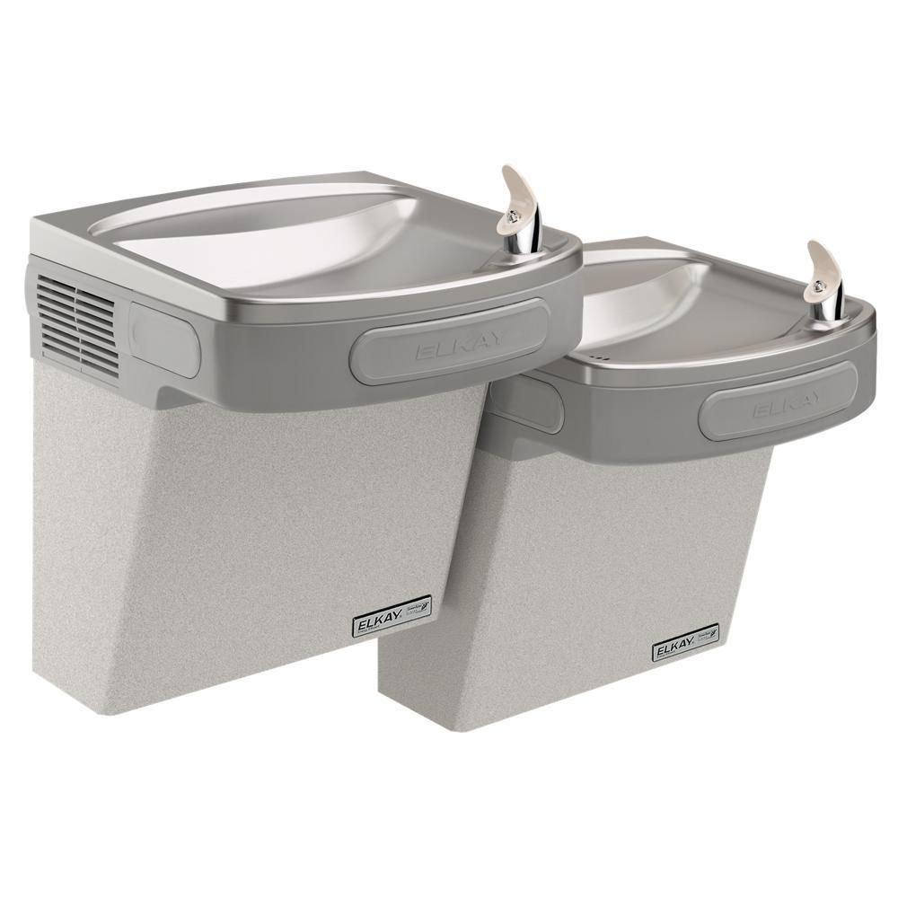 Elkay Light Grey Granite 8 gph Wall Mount Bi-Level ADA Water Cooler 