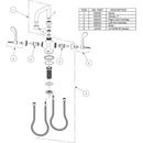 Elkay Light Grey Granite Wall Mount Bi-Level Water Cooler 