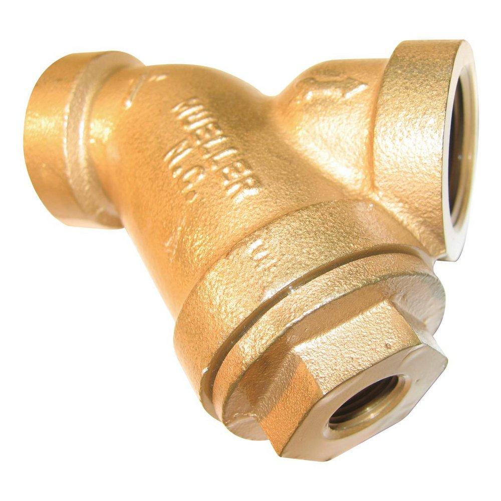 Mueller Steam Specialty 150# Bronze Screwed Perforated Wye Strainer 