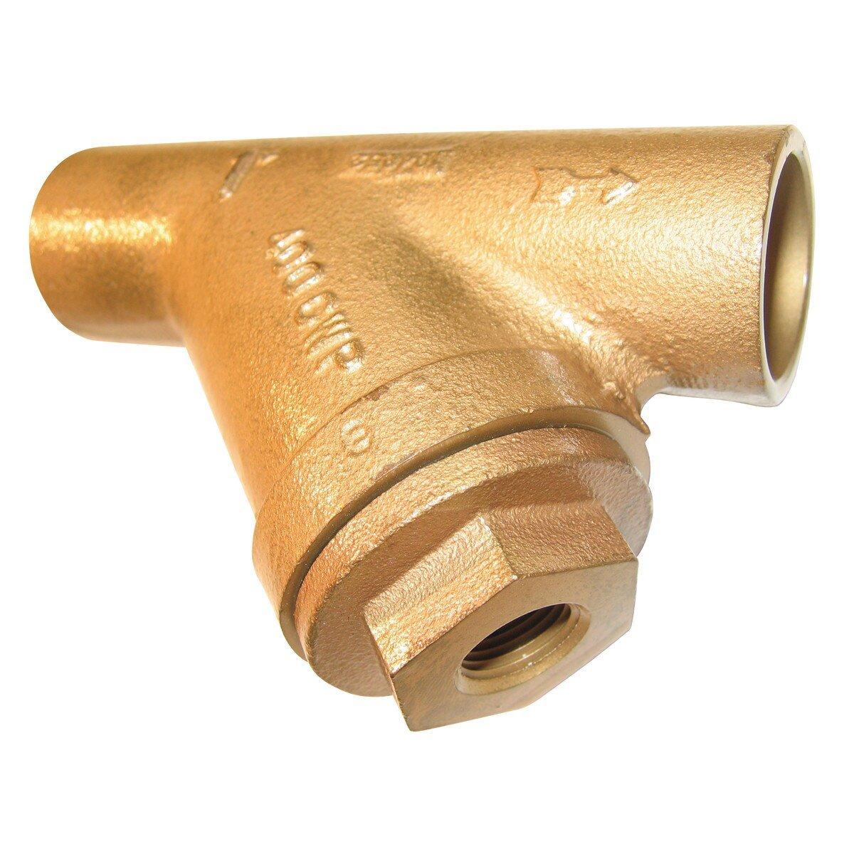 Mueller Steam Specialty Wye Bronze Solder 20 Mesh Valve Strainer 