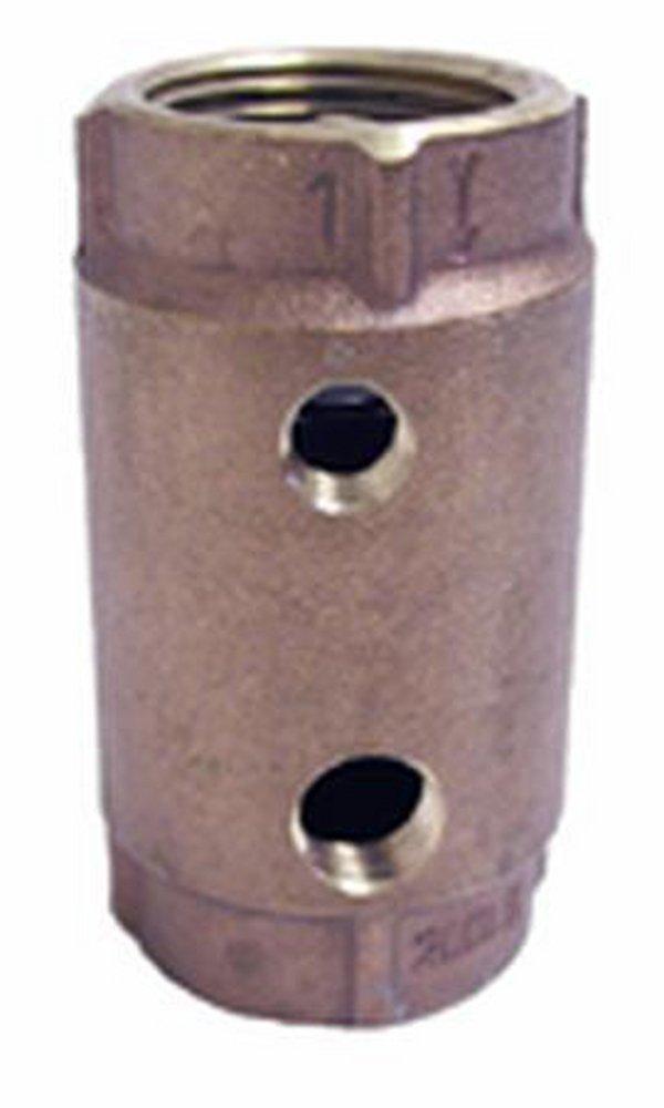 American Granby Brass Check Valve with 1/8 x 1/4 in. IPT Tap on Pipe 