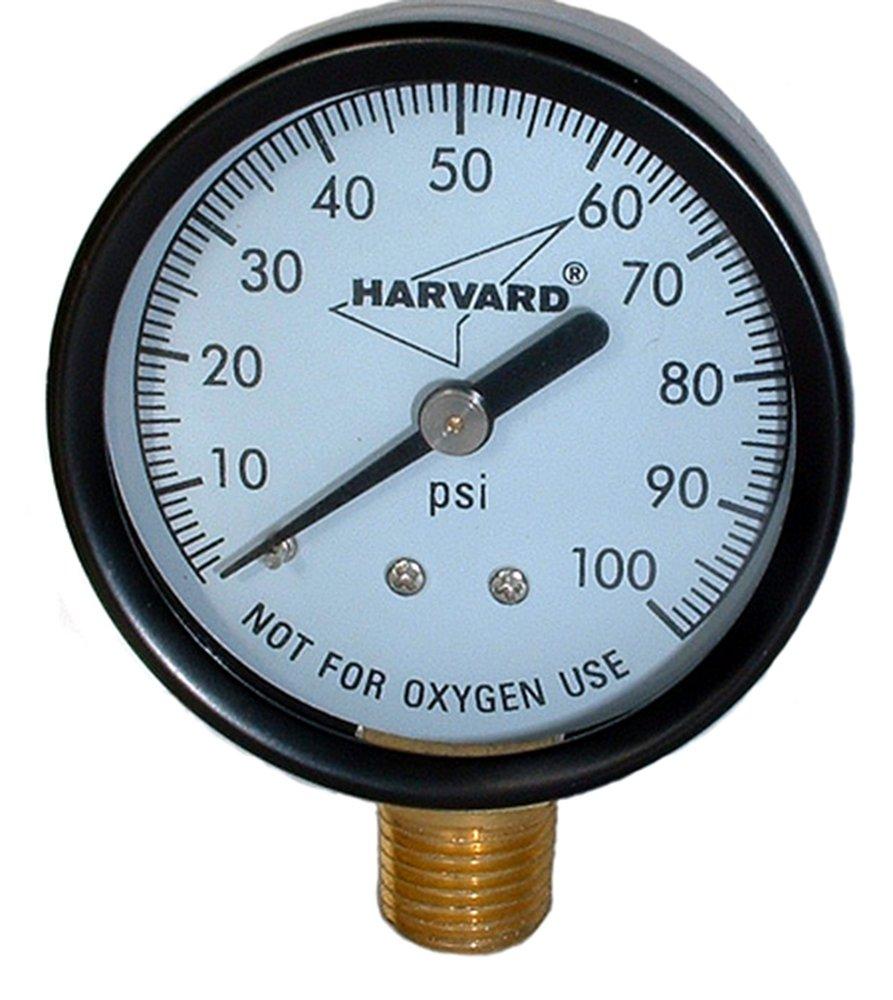 Harvard Steel Case Pressure Gauge 
