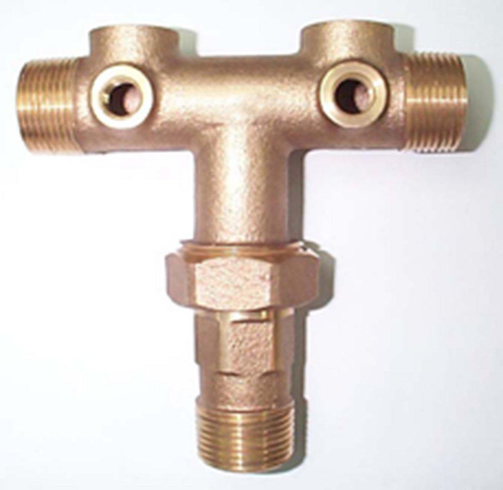 American Granby 4-Hole Short Cast Brass Crosses with Union Disconnect 