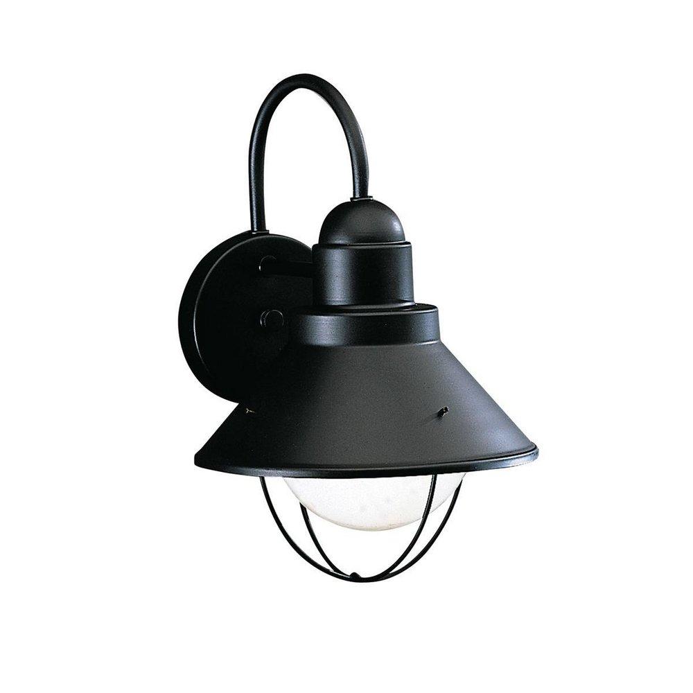 Kichler Lighting Black 100W 1-Light Medium Base Wall Sconce 