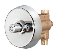 Single Handle Volume Control Valve Trim in Polished Chrome