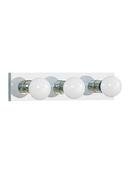 Visual Comfort & Co. Generation Lighting Polished Chrome 100 W G25 3-Bulb Strip Light 