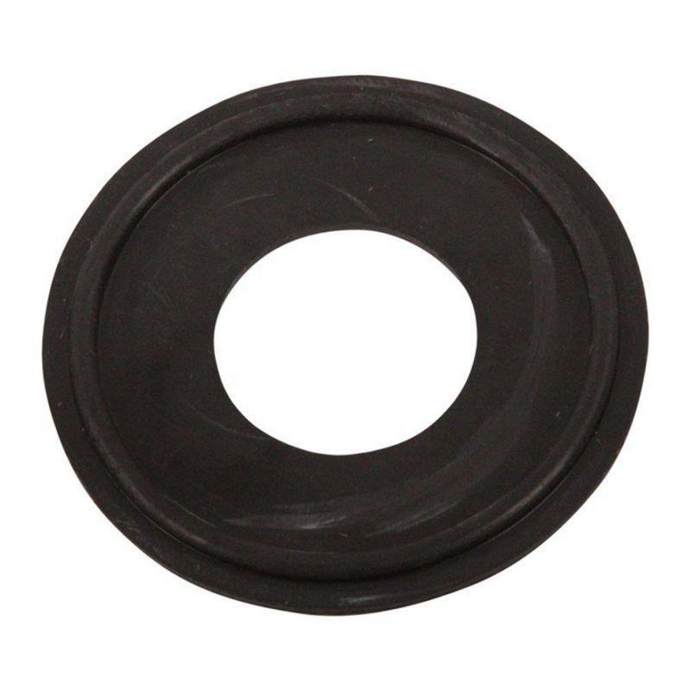 Topline Process Equipment Black 4 in. Clamp 316L Stainless Steel PL Solid End Cap 