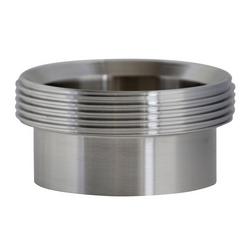 3 x 2 in. OD Tube x Butt Weld Eccentric 304 Stainless Steel Reducer