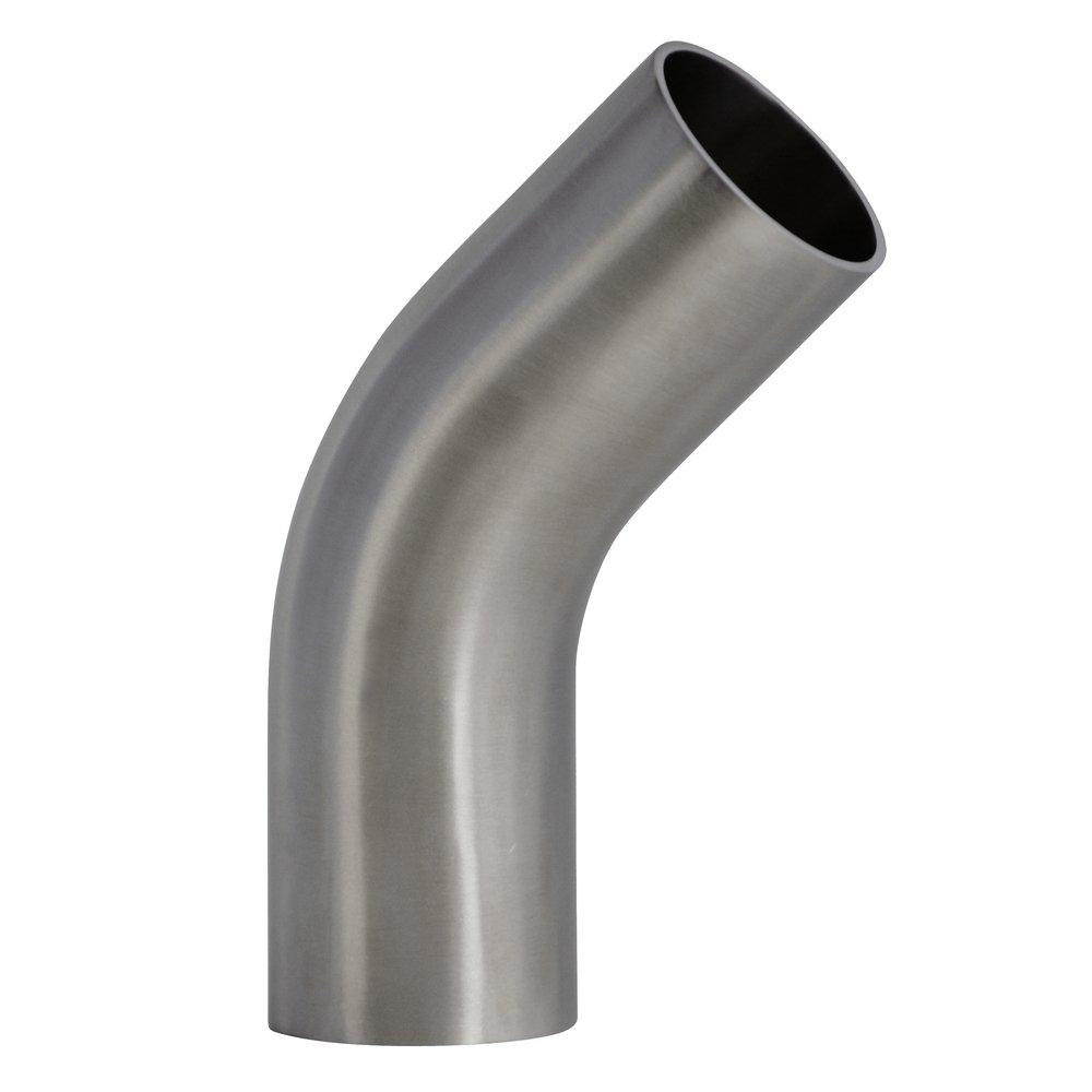 Topline Process Equipment Butt Weld 316L Stainless Steel 45 Degree Elbow 