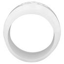 White PVC DWV No-Hub Adapter 