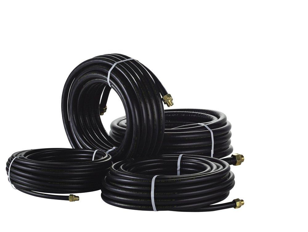 WARDFlex MAX Black 304 Stainless Steel Corrugated Tubing in Black 