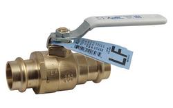 4 in. Forged Brass Full Port Press Ball Valve
