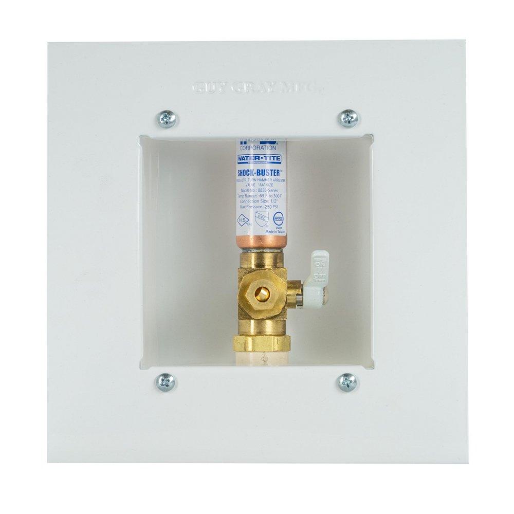 Guy Gray&trade; White 7 in x 7 in x 7 in Ice Maker Supply Box 