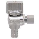 NIBCO Chrome Plated MIPT x OD Compression Lever Handle Angle Supply Stop Valve in Chrome Plated 