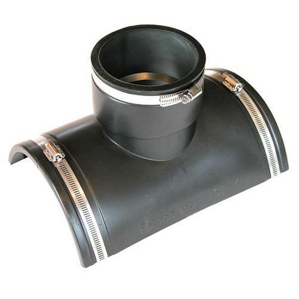 Specified Fittings 8 in. Gasket Sewer Plastic Saddle with Strap 