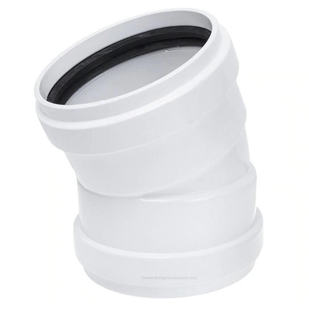 Specified Fittings Gasket Heavy Wall Straight Plastic 22-1/2 Degree Elbow 