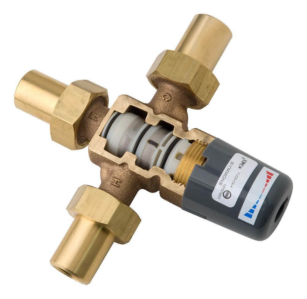 Symmons Industries Bronze FNPT Thermostat Mixing Valve 