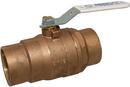 1-1/4 in. DZR Bronze Conventional Port Solder 600# Ball Valve