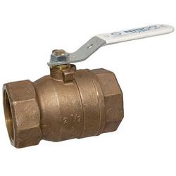 1-1/2 in. DZR Silicon Bronze Conventional Port NPT 600# Ball Valve