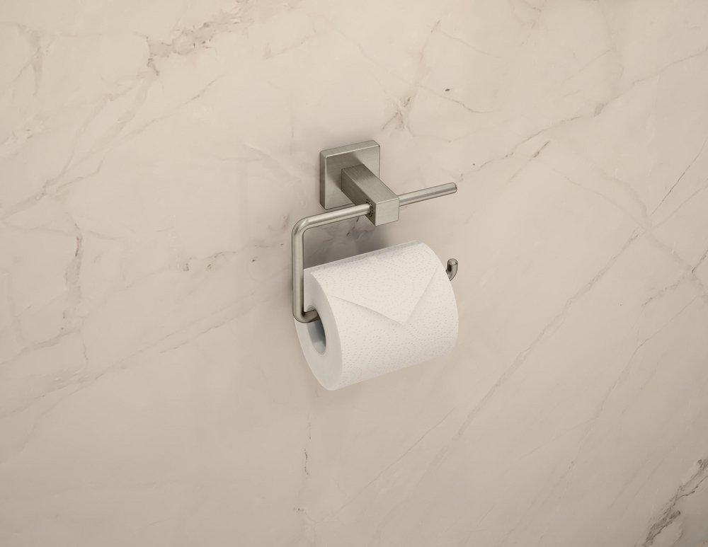 Symmons Industries Satin Nickel Wall Mount Toilet Tissue Holder 