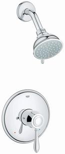 Pressure Balancing Valve Shower Combination in Starlight Polished Chrome