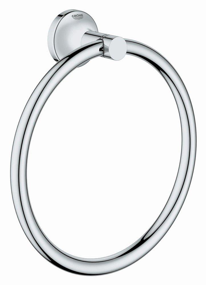 GROHE StarLight&reg; Chrome Round Towel Ring 