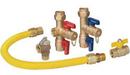 BrassCraft Water Heater Installation Kit with Gas Ball Valve 