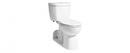 Niagara White Elongated Floor Mount Two Piece Toilet Bowl 