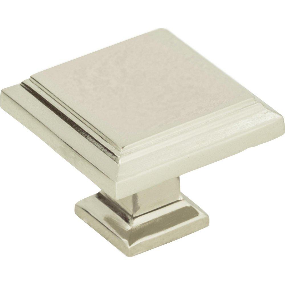 Atlas Homewares Polished Nickel 1-1/4 x 1-1/4 in. Square Knob 