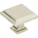 Atlas Homewares Polished Nickel 1-1/4 x 1-1/4 in. Square Knob 