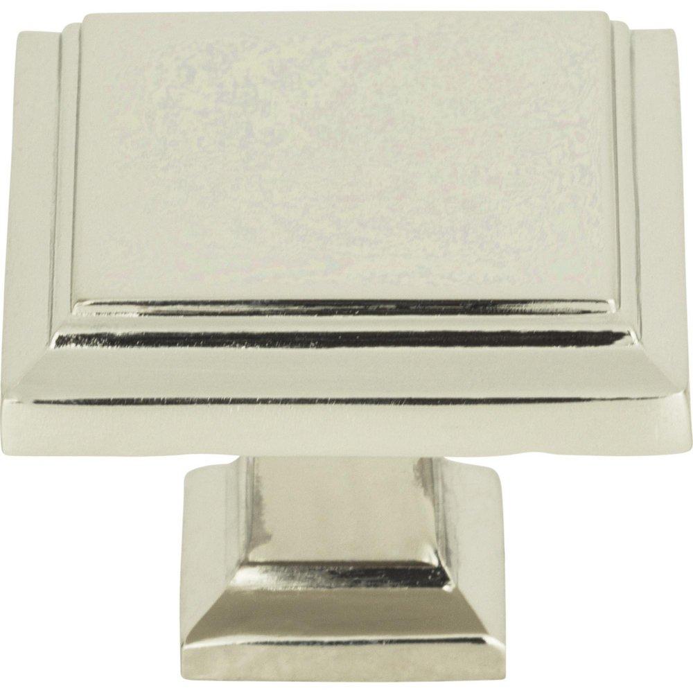 Atlas Homewares Polished Nickel 1-1/4 x 1-1/4 in. Square Knob 