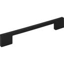 Atlas Homewares Matte Black 8-11/16 in. Thin Square Rail Handle 
