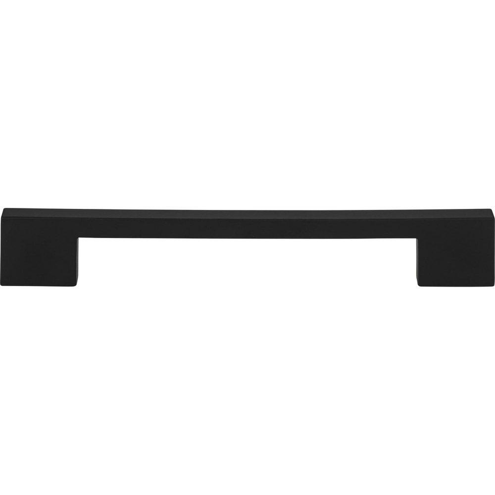 Atlas Homewares Matte Black 8-11/16 in. Thin Square Rail Handle 