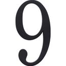 Atlas Homewares Matte Black #9 House Number 