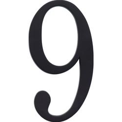 #9 House Number in Matte Black