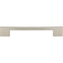 8-11/16 in. Thin Square Pull in Brushed Nickel