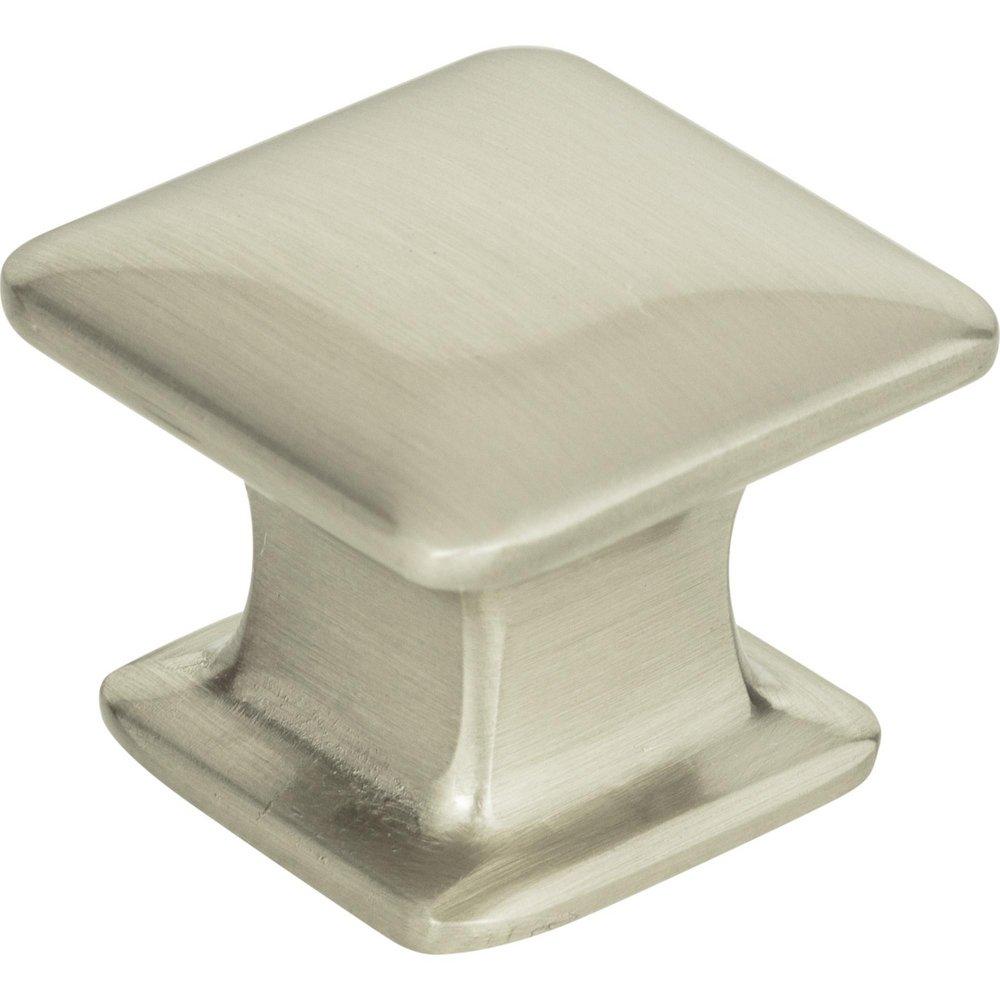 Atlas Homewares Brushed Nickel Square Knob 