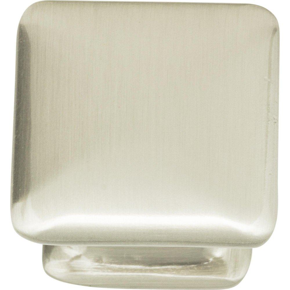 Atlas Homewares Brushed Nickel Square Knob 