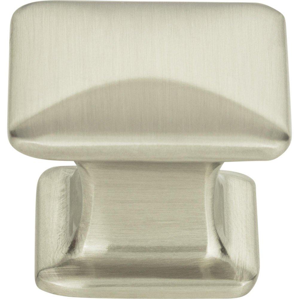 Atlas Homewares Brushed Nickel Square Knob 