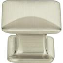 Atlas Homewares Brushed Nickel Square Knob 