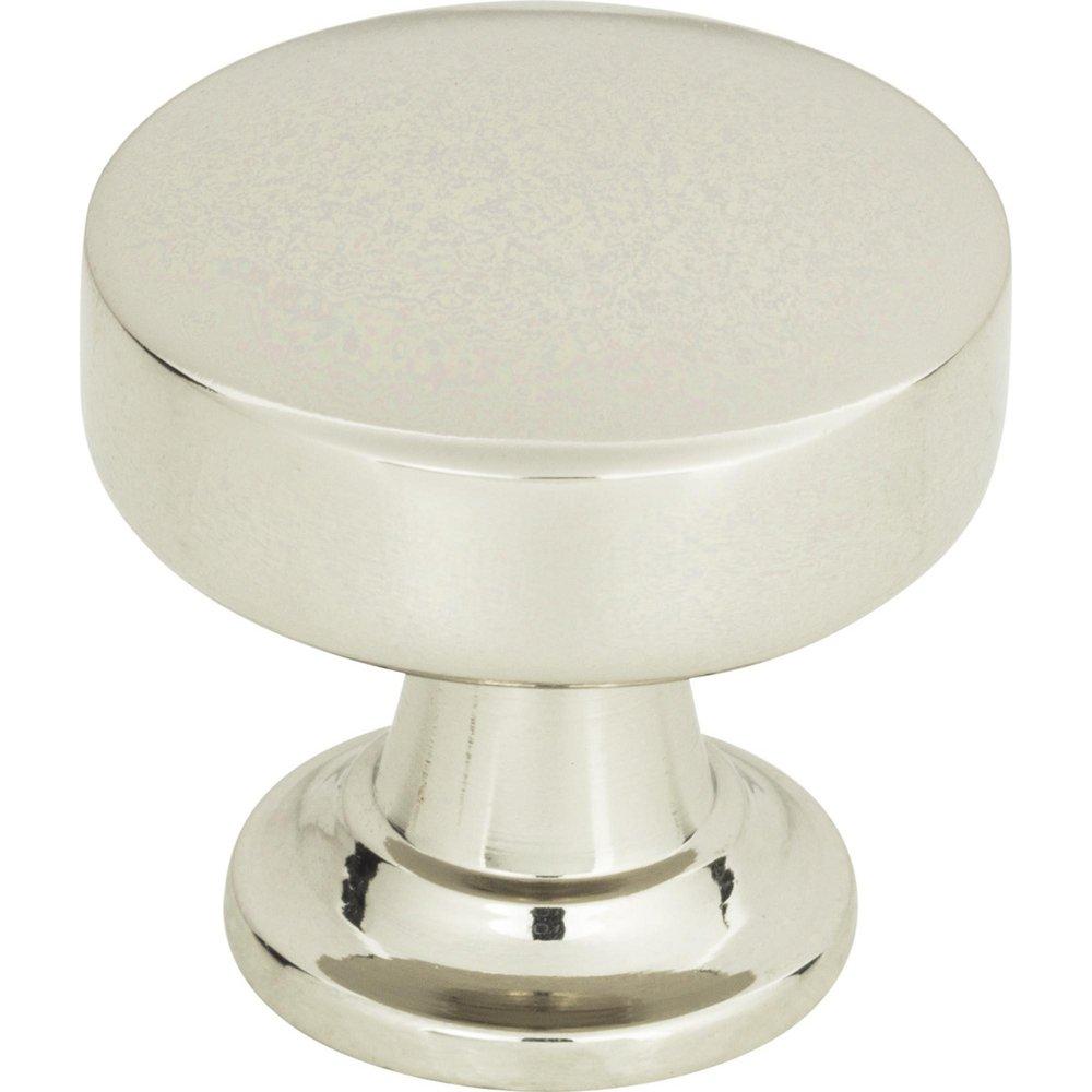 Atlas Homewares Polished Nickel 1-1/4 in. Round Knob 
