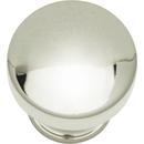 Atlas Homewares Polished Nickel 1-1/4 in. Round Knob 